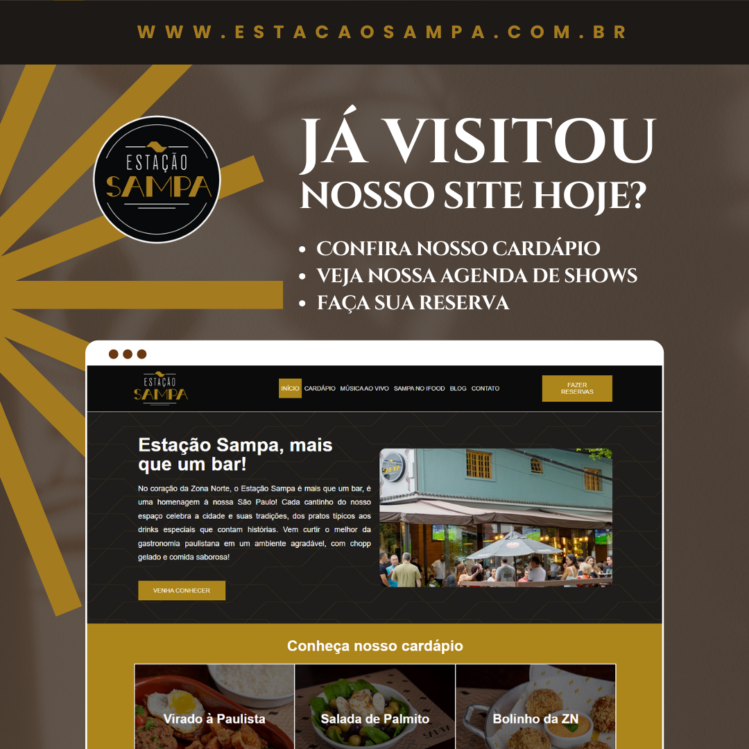 Post Estação Sampa - Website
